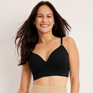 Jockey seamfree comfort tshirt bralette black large